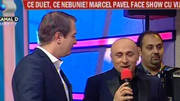 VIDEO Ce duet nebunesc! Marcel Pavel si Vali Vijelie au facut show la Cancan TV!