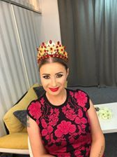 Anamaria Prodan a venit la petrecere însoţită de fiica ei, Sarah