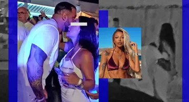 Alex Bodi a luat pe cameră o brunetă!  Ema Uta e istorie? Avem TOT filmul unei seri nebune!