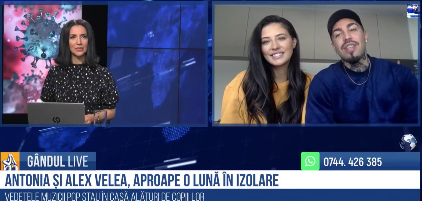 Antonia, cu ochii în lacrimi în cadrul emisiunii Gândul LIVE! Ce a mărturisit despre fiica sa, Maya Castellano | VIDEO
