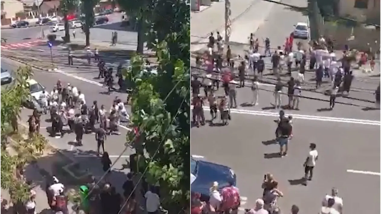 Scene șocante la o înmormântare din Târgoviște! Cinci polițiști au fost bătuți de rudele îndoliate. Ce s-a întâmplat la scurt timp