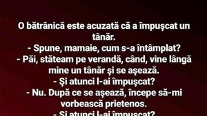 Bancul de sâmbătă | Bătrânica și tânărul