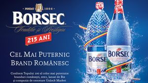 Borsec, cel mai puternic brand romanesc