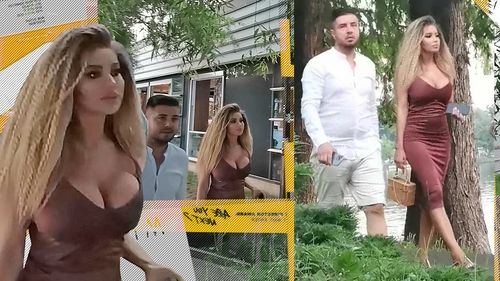 Sexy-prezentatoarea TV, apariție + 18 în Herăstrău