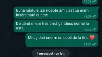 BANC | „Bună, iubitule! Azi-noapte am visat că eram însărcinată cu tine”
