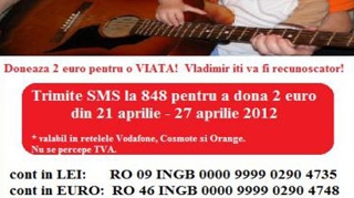 Sa-l ajutam sa traiasca! Vladimir Tudor are nevoie de sprijin ca sa mearga mai departe!