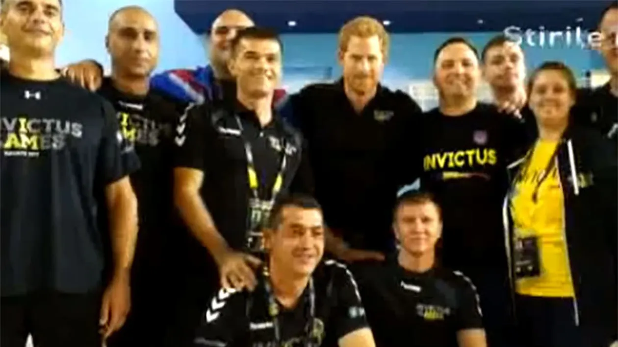 Surpriză pentru militarii români care participă la Jocurile Invictus. Prinţul Harry i-a vizitat la antrenament şi...