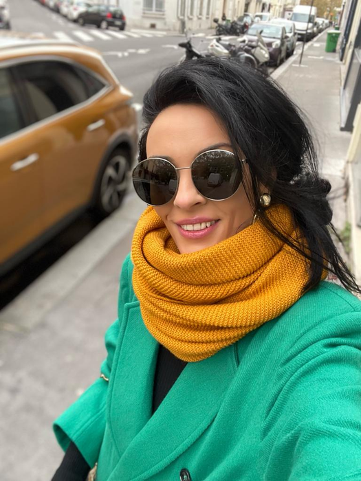 Cosmina Păsărin a vizitat Parisul de ziua ei
