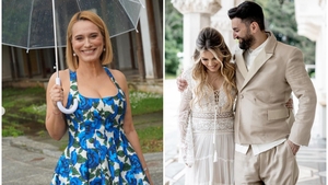 Andreea Esca s-a rupt pe manele cu un decolteu ameţitor, la nunta lui Smiley cu Gina Pistol! Imagini fabuloase