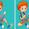 TEST IQ | Acești doi băieți care citesc par identici, dar nu sunt. Identificați 3 diferențe!