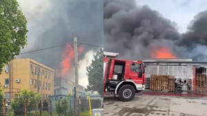 BREAKING! Incendiu violent în București: nu deschideți ferestrele! ISU a emis Ro-Alert