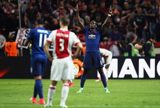 Pogba după ce a marcat