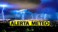 Avertizare ANM! Ploi torențiale, descărcări electrice, vijelii și grindină