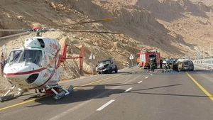 Accident la Marea Moartă: Cel puţin opt persoane au murit carbonizate, inclusiv şase copii