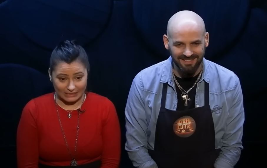 Nosfe și soția lui au participat la „Chefi la Cuțite”. Sursă foto: Capturi video