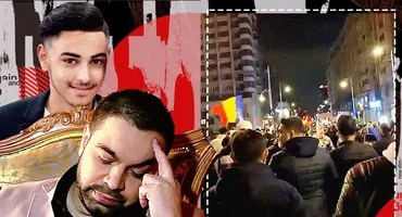 Fiul lui Florin Salam a venit la protestele anti-restricții, deși unchiul lui a murit din cauza COVID-19