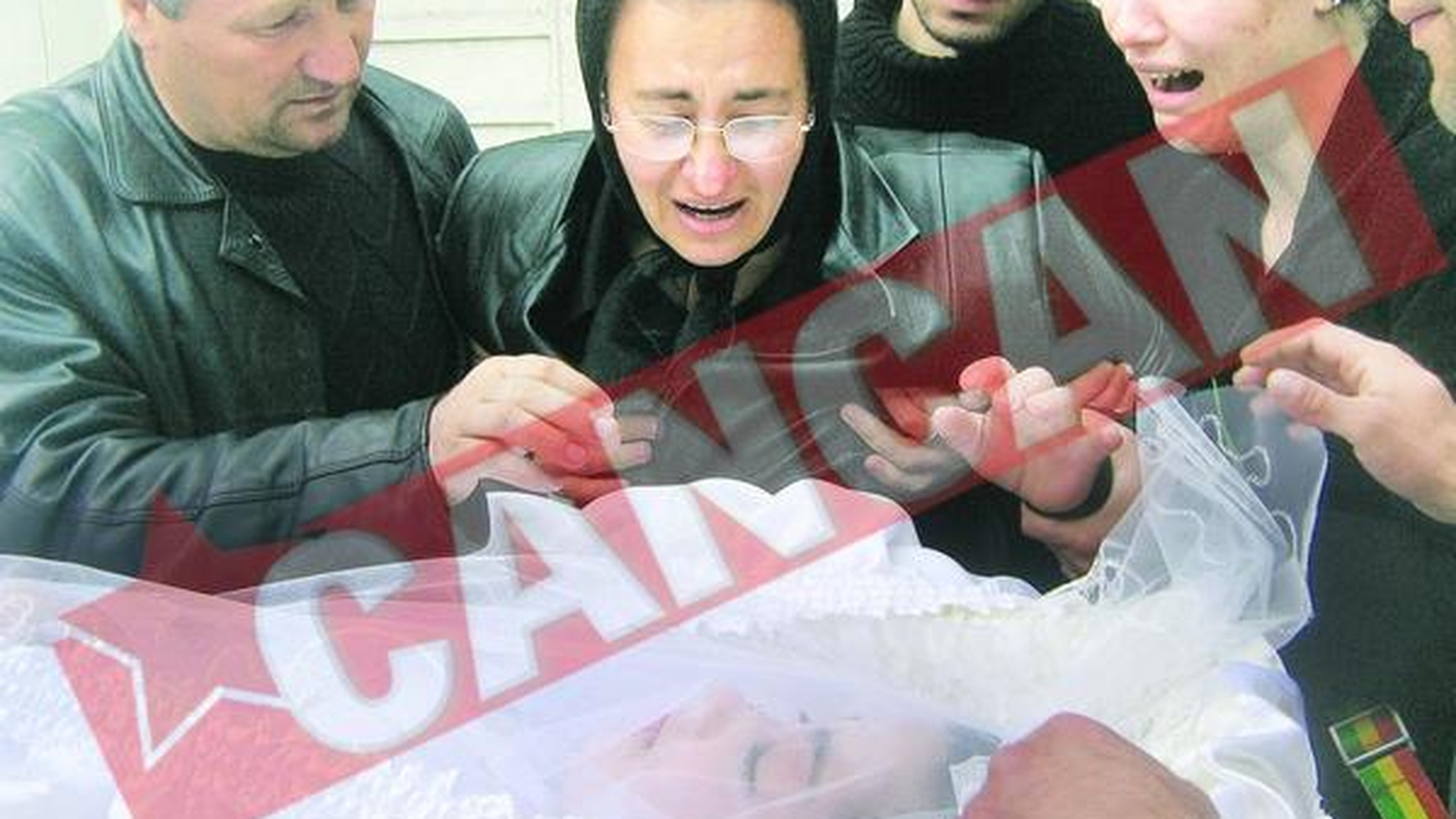 Inmormantata in rochie de mireasa