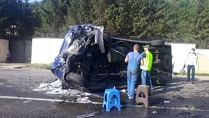 Imagini șocante de la accidentul din Vrancea! Șoferii au murit, 11 oameni, la spital! A fost activat planul Roșu VIDEO