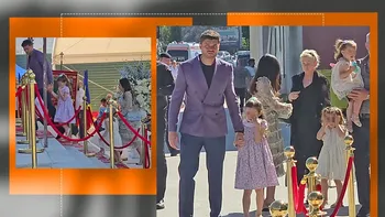 Imagini de colecție cu Luminița Becali, fiica și nepoatele la sfințirea bisericii din Pipera. Gigi Becali și-a văzut visul împlinit înconjurat de cei dragi!