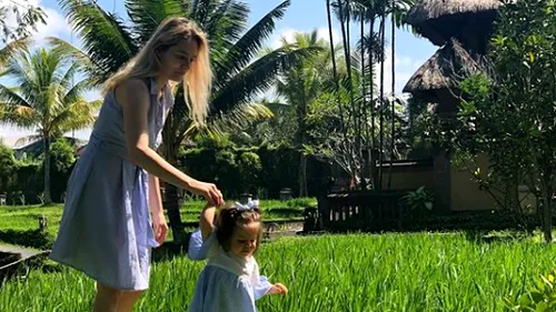 Laura Cosoi, despre vacanța din Bali, alături de soțul și fiica ei: ”M-am străduit”