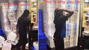 Reacția agresivă a unui șofer de pizza Domino care nu primește bacșiș a stârnit isterie în online | VIDEO