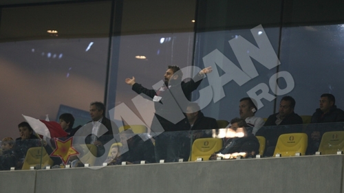 Horia Brenciu a fost seful de galerie al Rapidului la tribuna oficiala