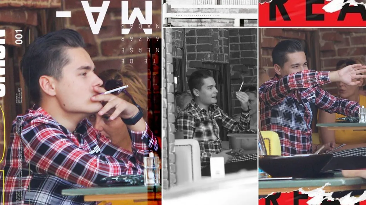 “Idolul adolescenților” fumează la terasă ca un turc. Am descoperit cum se distrează Selly&gașca