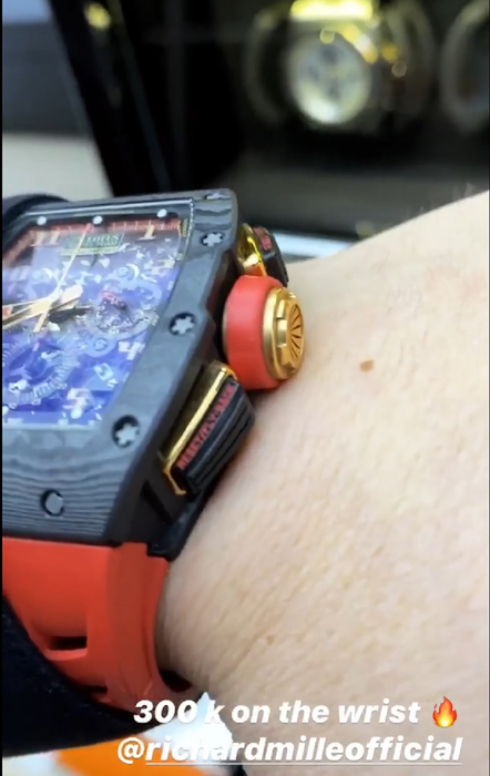 Ceasul de 300.000 de euro, Richard Mille  Lotus, al lui  Mihnea Grigoriu