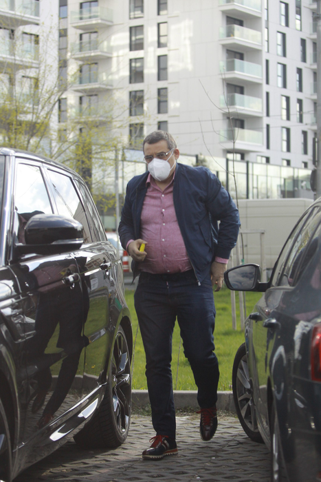 Gabriel Mutu, după ce și-a încheiat sesiunea de shopping