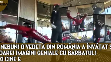 Ce nebun! O vedeta din Romania a invatat sa zboare! Imagini geniale cu barbatul