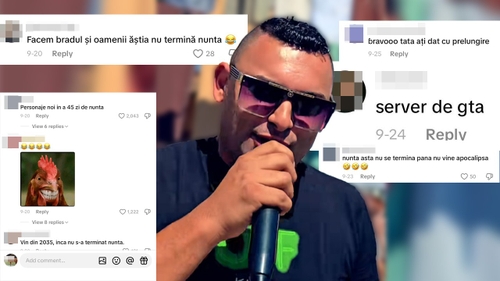 Cele mai virale reacții despre ”nunta de 40 de zile”, care a înnebunit internetul: ”Până se termină nunta asta, o fac și eu pe a mea”