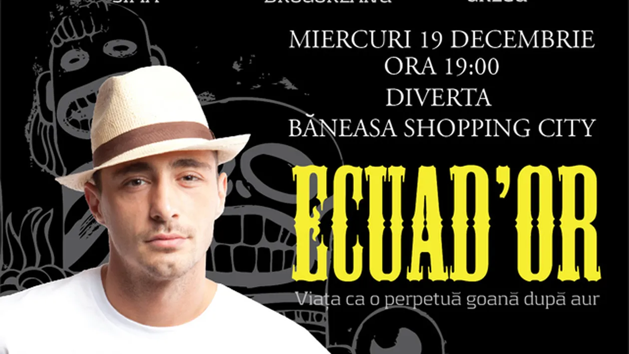 Vladimir Draghia lanseaza documentarul Ecuad’Or, proiectul sau de aur