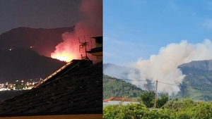 Insula Thassos, din nou cuprinsă de flăcări. Este alertă în Grecia