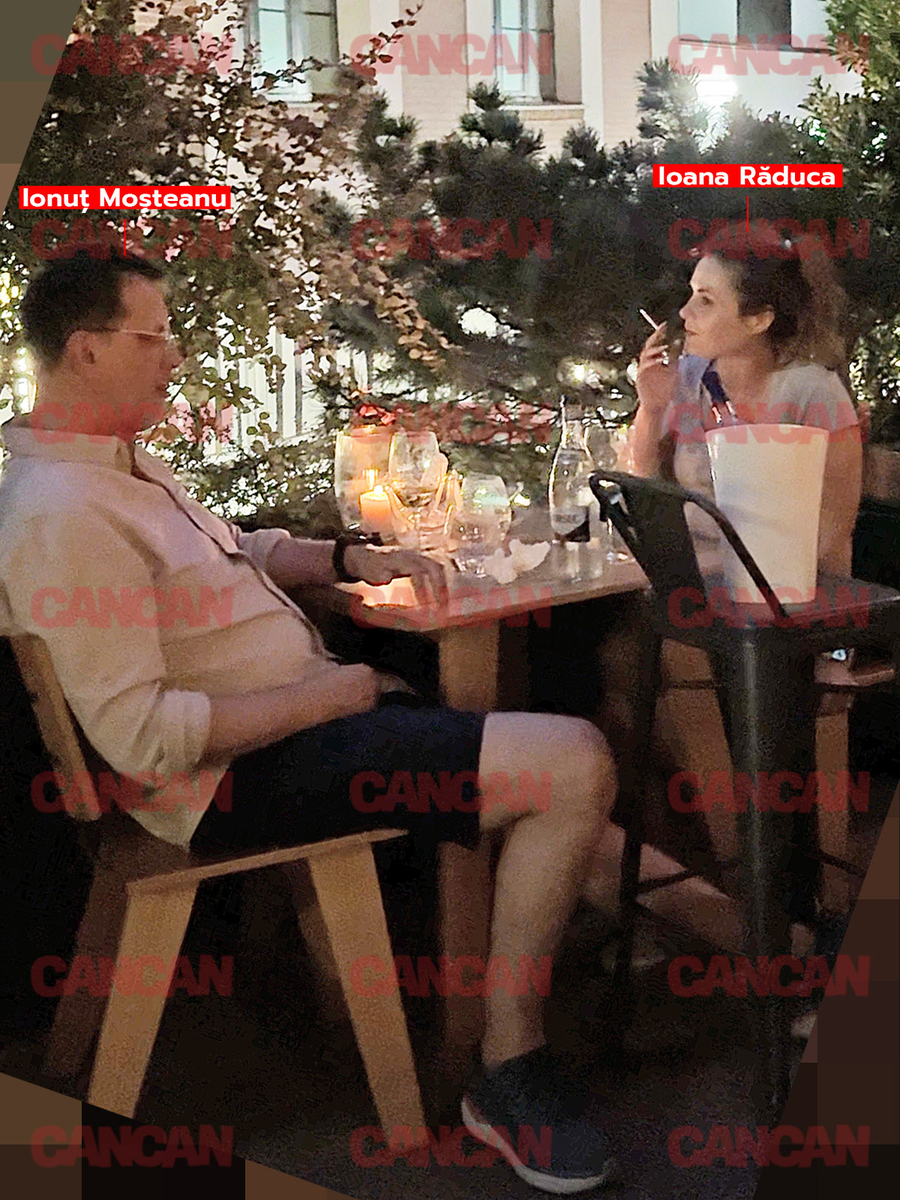 Ionuț Moșteanu, la restaurant cu Ioana Răduca