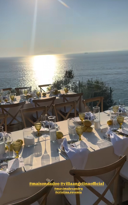 Villa Angelina, locul unde va avea loc petrecerea de nuntă a cuplului Alexandru și Cristina Maxim/ sursă foto: Instagram