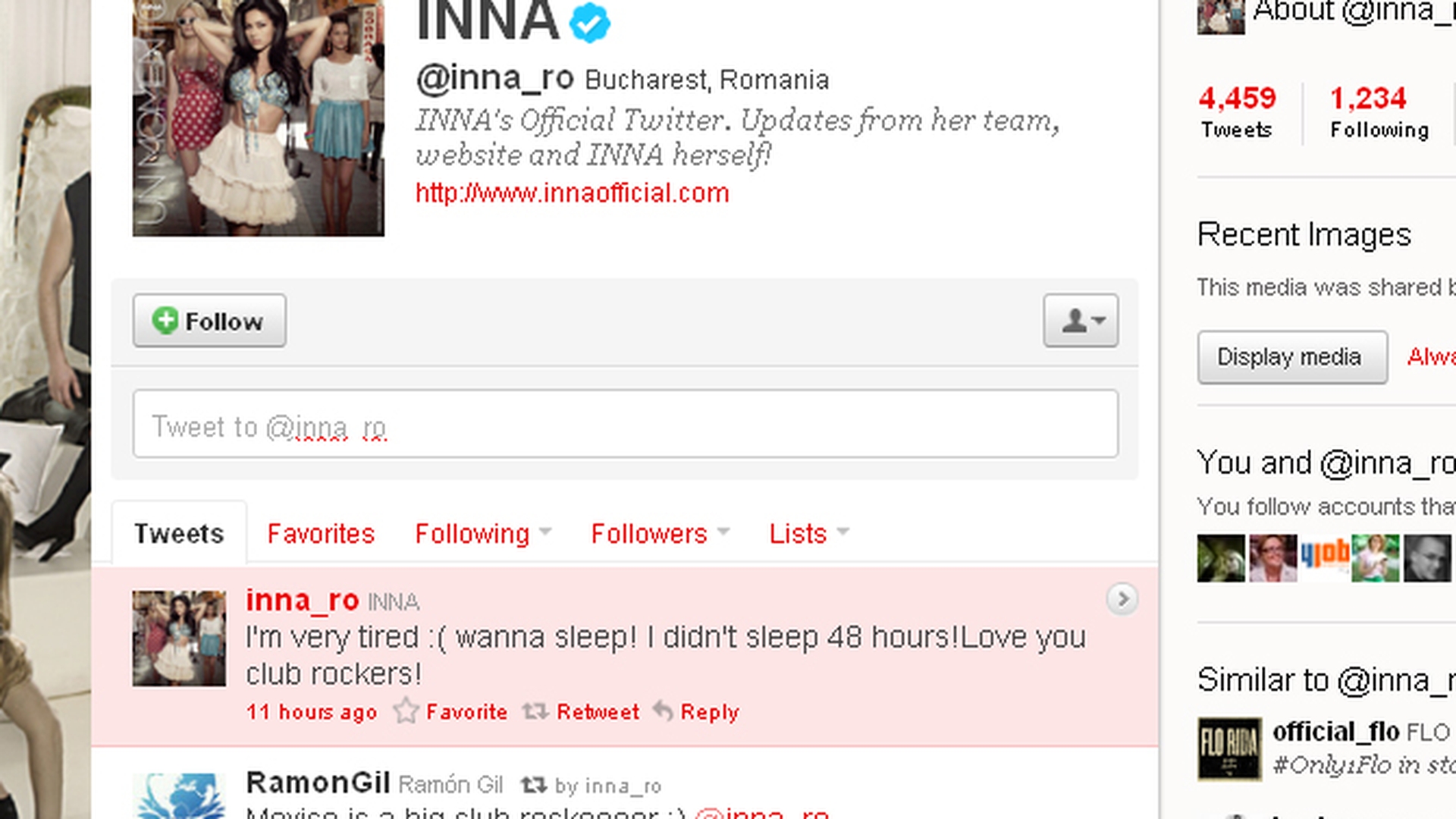 Inna tot n-a invatat engleza! Avem dovada de pe Twitter!