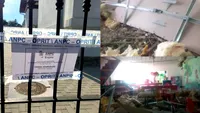 Primele imagini cu locul de joacă peste care a căzut un TAVAN! Cristian Popescu Piedone: „Este inadmisibil ca...”