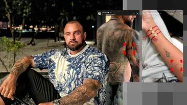 Trecutul nu-i dă pace lui Alex Bodi! Musculosul şi-a făcut „marcaj permanent” asortat cu fosta