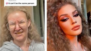 Transformare uluitoare! Internauții au rămas fără cuvinte după ce au văzut ce pot face machiajul și câteva filtre