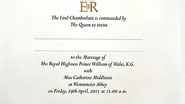 Printul William si Kate Middleton vor avea 1900 de invitati la nunta!