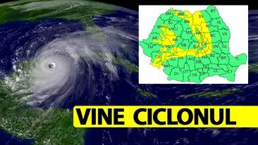 ANM, în alertă! Un ciclon din Atlantic se apropie periculos de România