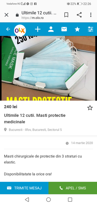 Măștile de protecție, aur curat