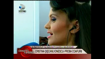 Cristina Siscanu a facut ultima repetitie inainte de nunta