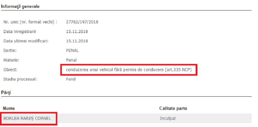 Artistul a ajuns din nou în atenția magistraților