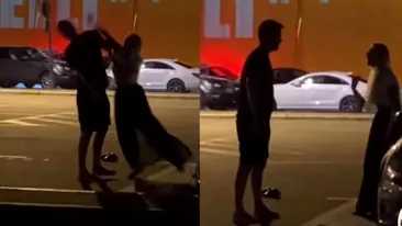 De-a râsu'-plânsu'! Un tânăr a fost bătut de iubită în fața unui club din Mamaia. Imaginile s-au viralizat rapid