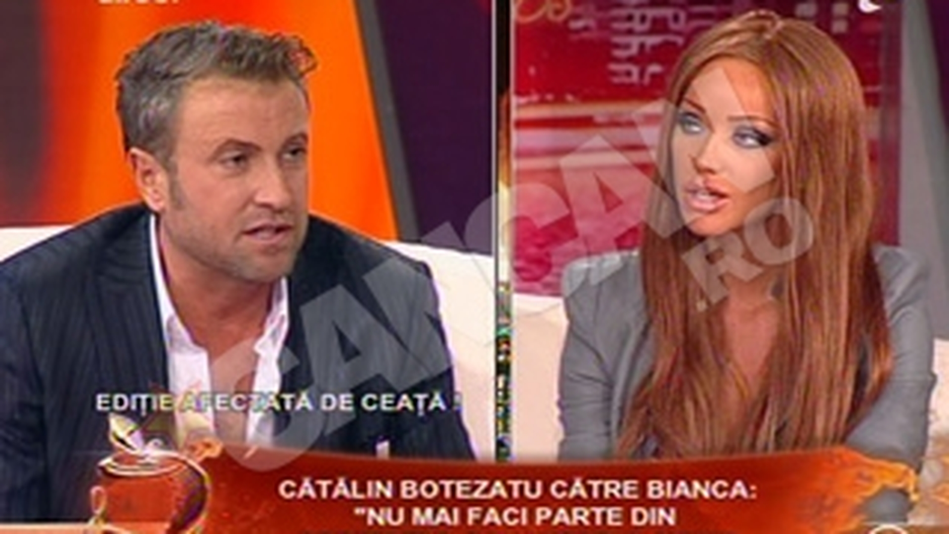 VIDEO Bianca il ataca pe Botezatu: "Nu mai reprezinti nimic pentru mine! Daca ma marit imi iau rochie de la Razvan Ciobanu!"
