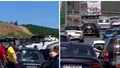 Un şofer a încercat să fenteze coloana la graniţa cu Bulgaria. 