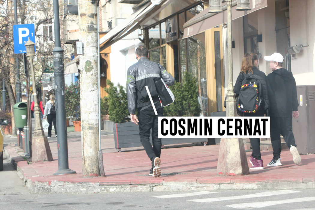 Cosmin Cernat a mers la cumpărături cu familia