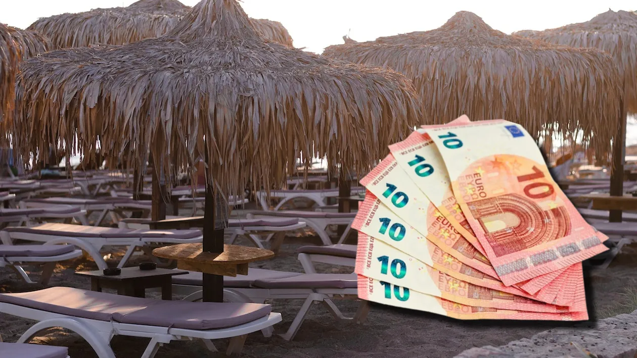 Te pregătești să mergi în concediu în Grecia? Prețul la care se închiriază un șezlong cu umbrelă în Thassos, Creta sau Rhodos