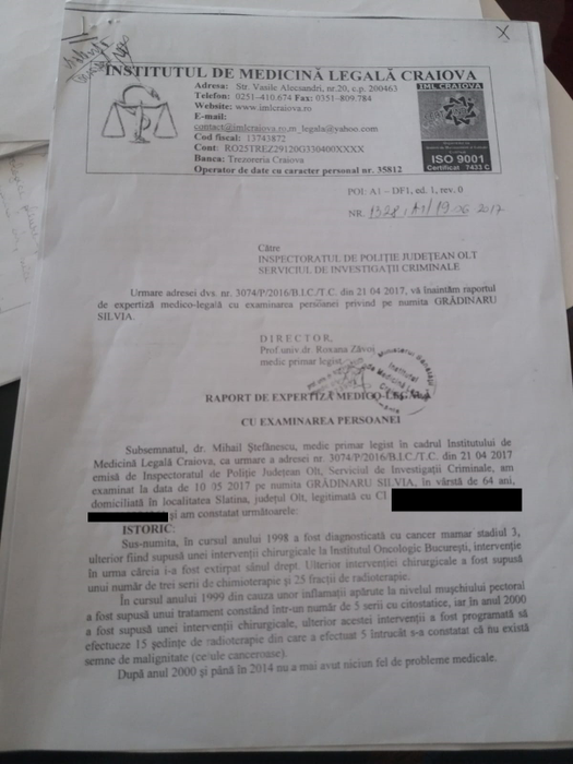 Raportul legiștilor